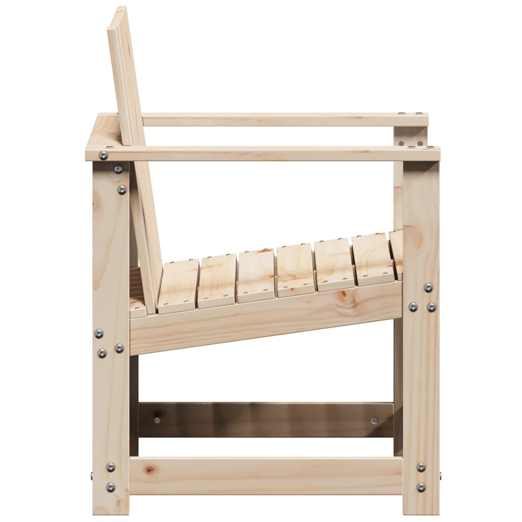 vidaXL Scaun de grădină, 62x56x77 cm, lemn masiv de pin vidaXL Scaun de grădină, 62x56x77 cm, lemn masiv de pin