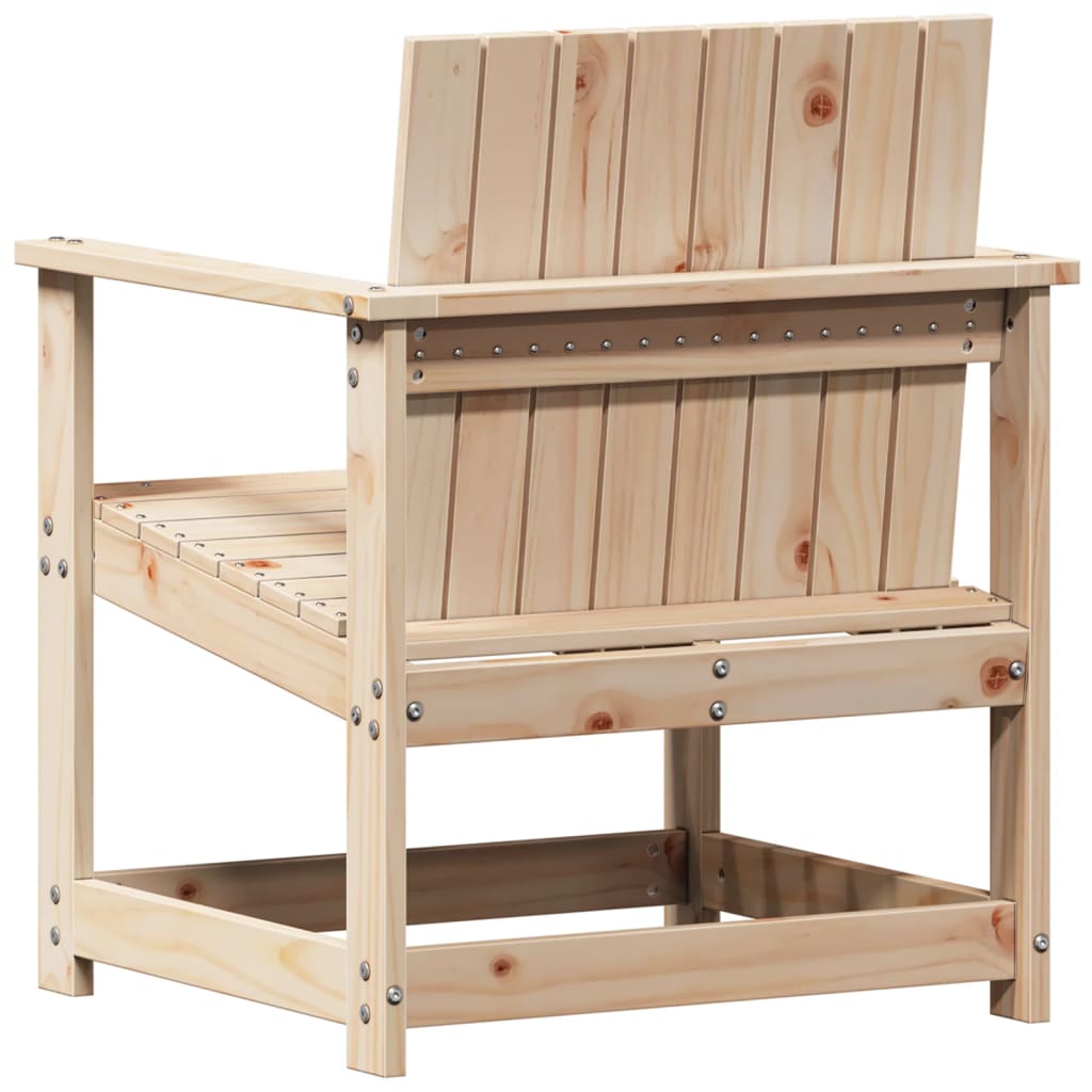 vidaXL Scaun de grădină, 62x56x77 cm, lemn masiv de pin vidaXL Scaun de grădină, 62x56x77 cm, lemn masiv de pin