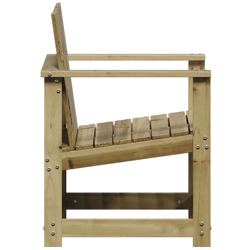 vidaXL Set mobilier de grădină, 3 piese, lemn de pin impregnat