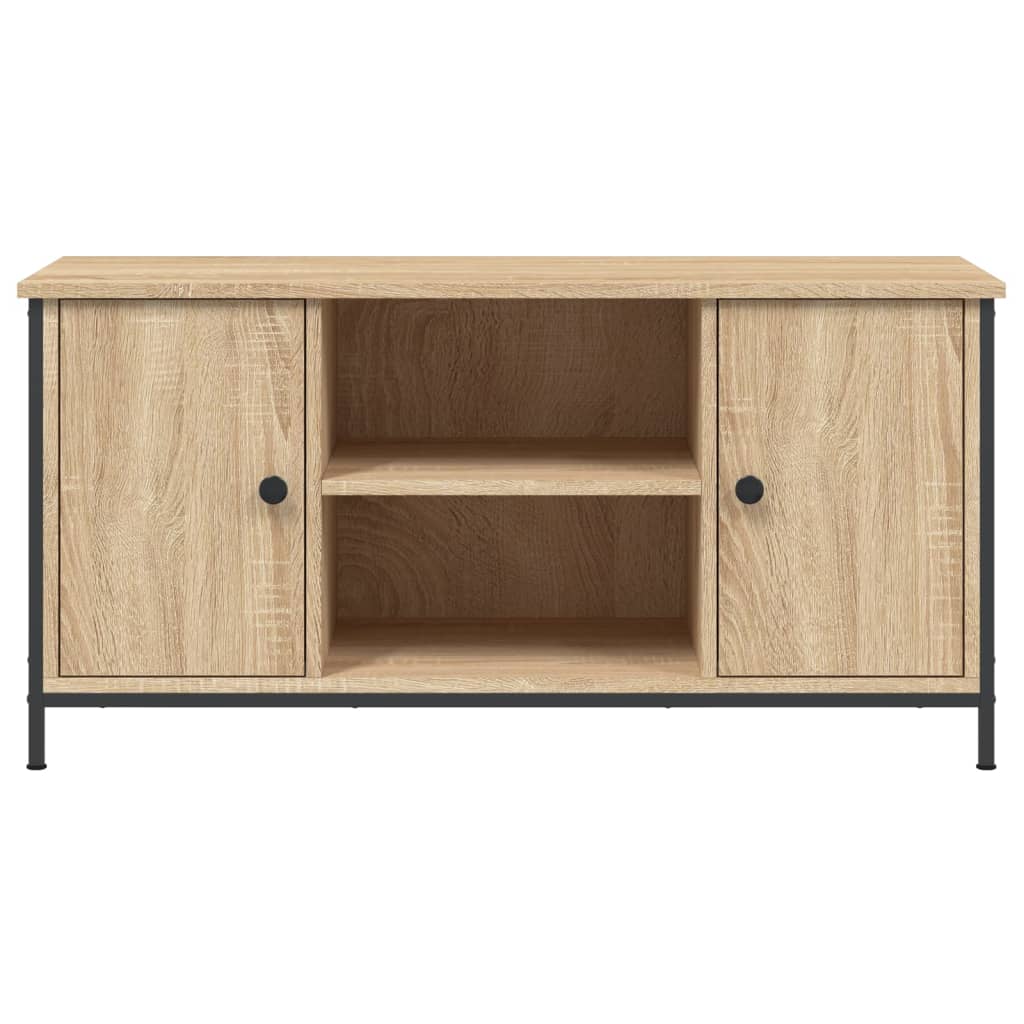 vidaXL Comodă TV, stejar sonoma, 100x40x50 cm, lemn prelucrat vidaXL Comodă TV, stejar sonoma, 100x40x50 cm, lemn prelucrat