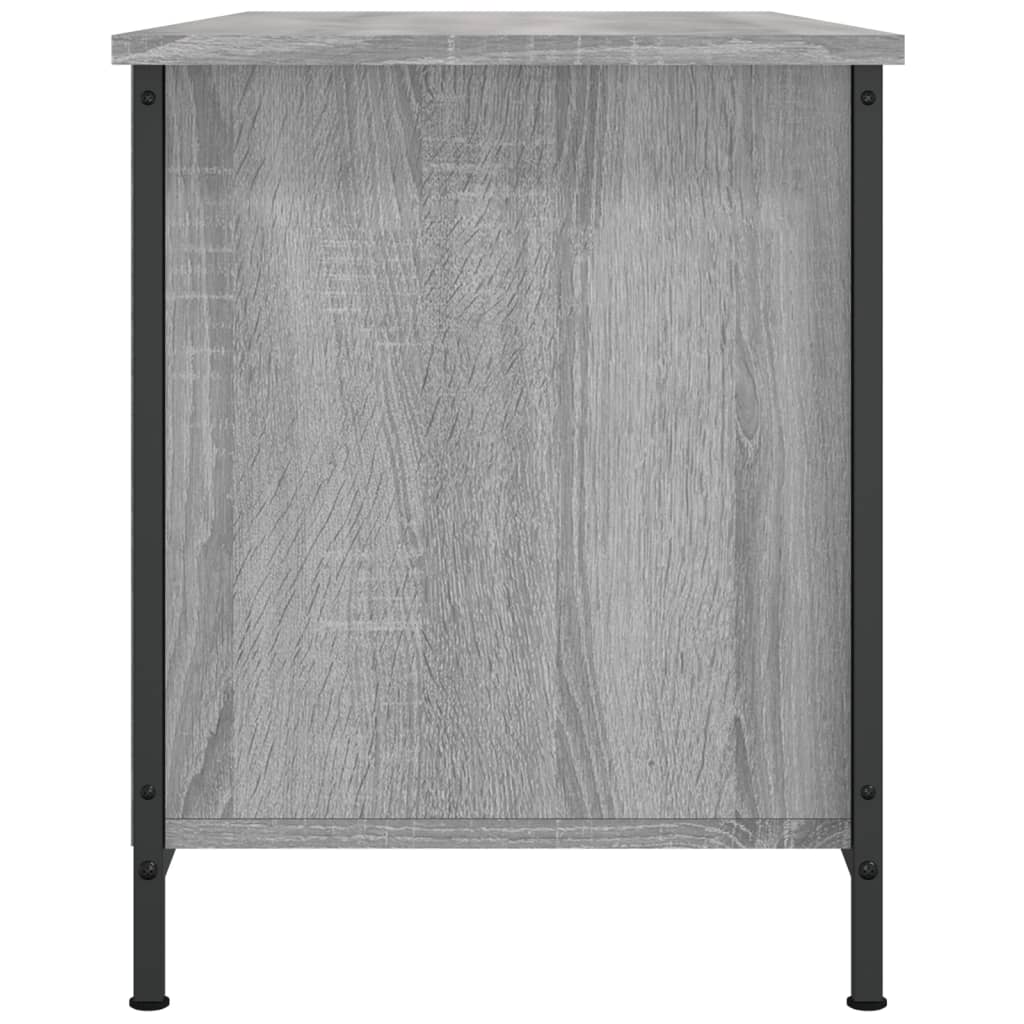 vidaXL Comodă TV, gri sonoma, 100x40x50 cm, lemn prelucrat vidaXL Comodă TV, gri sonoma, 100x40x50 cm, lemn prelucrat