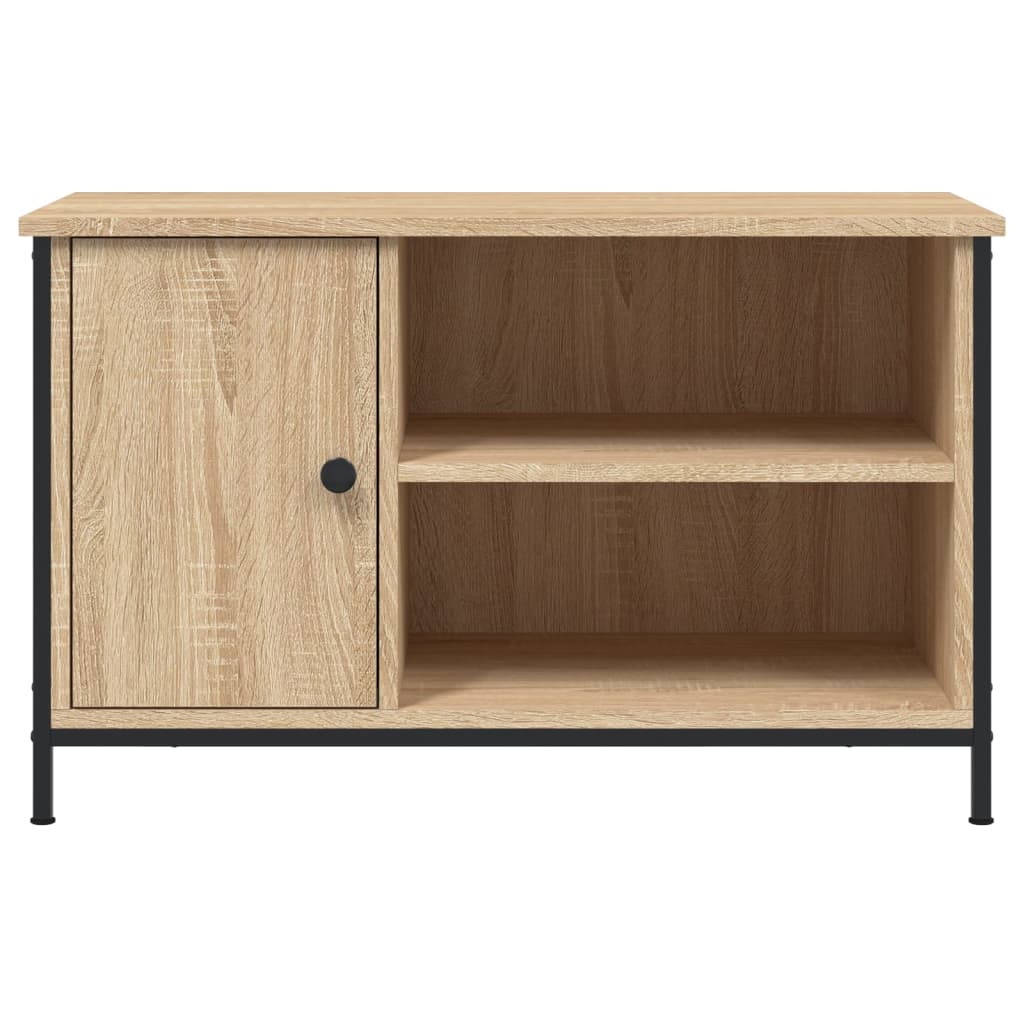 vidaXL Comodă TV, stejar sonoma, 80x40x50 cm, lemn prelucrat