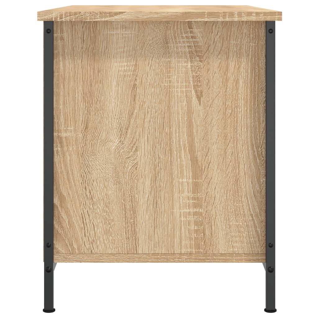 vidaXL Comodă TV, stejar sonoma, 80x40x50 cm, lemn prelucrat