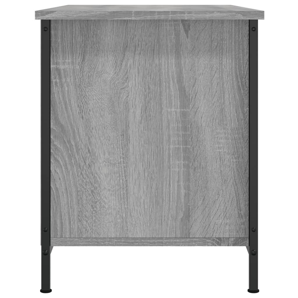vidaXL Comodă TV, gri sonoma, 80x40x50 cm, lemn compozit vidaXL Comodă TV, gri sonoma, 80x40x50 cm, lemn compozit