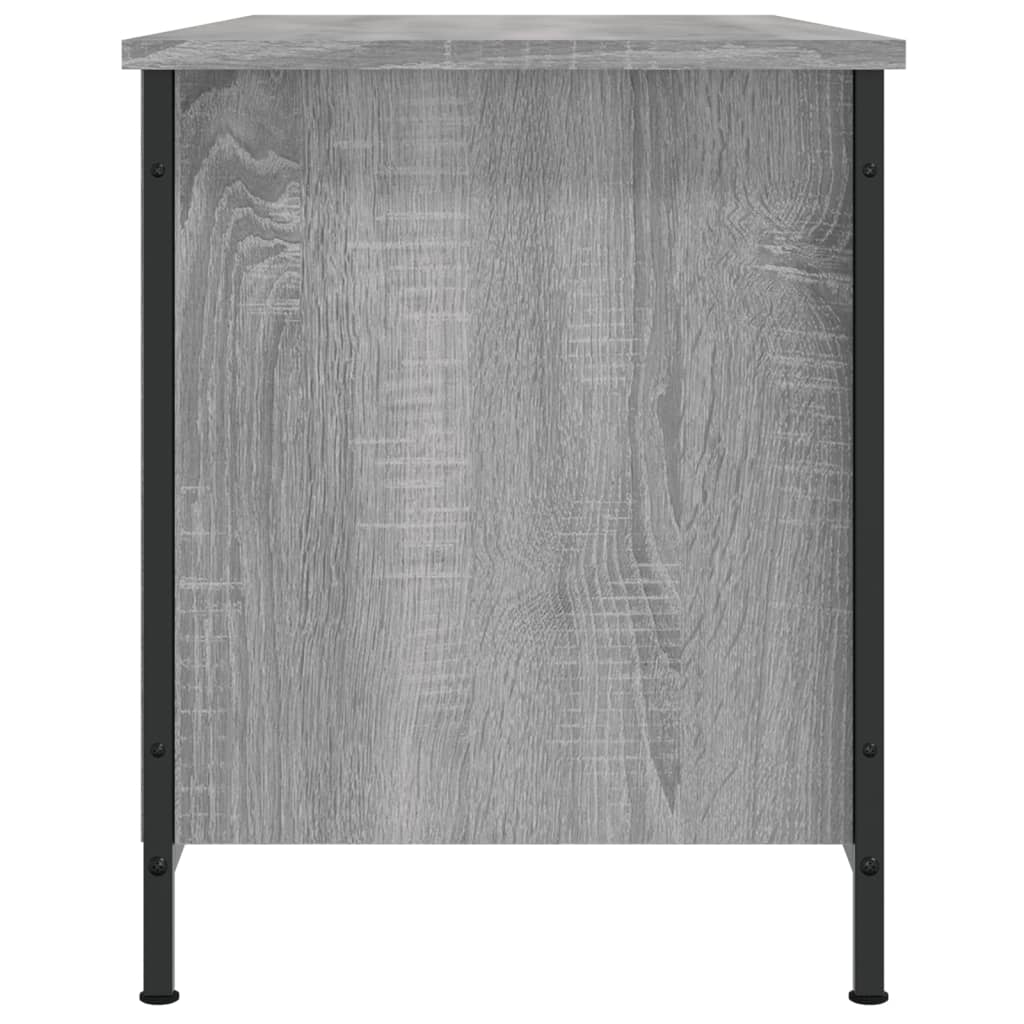 vidaXL Comodă TV, gri sonoma, 100x40x50 cm, lemn prelucrat vidaXL Comodă TV, gri sonoma, 100x40x50 cm, lemn prelucrat
