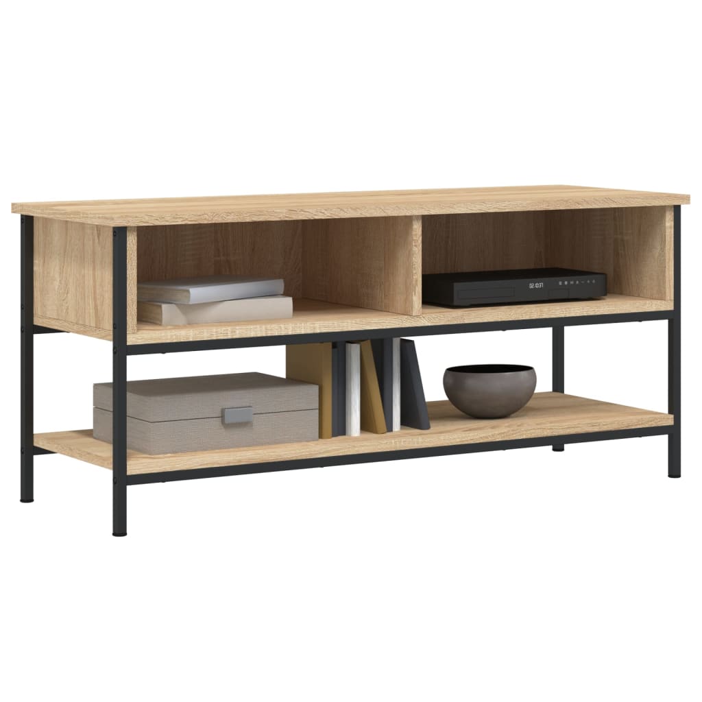 vidaXL Comodă TV, stejar sonoma, 100x35x45 cm, lemn prelucrat vidaXL Comodă TV, stejar sonoma, 100x35x45 cm, lemn prelucrat