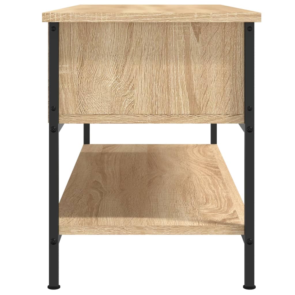 vidaXL Comodă TV, stejar sonoma, 100x35x45 cm, lemn prelucrat vidaXL Comodă TV, stejar sonoma, 100x35x45 cm, lemn prelucrat
