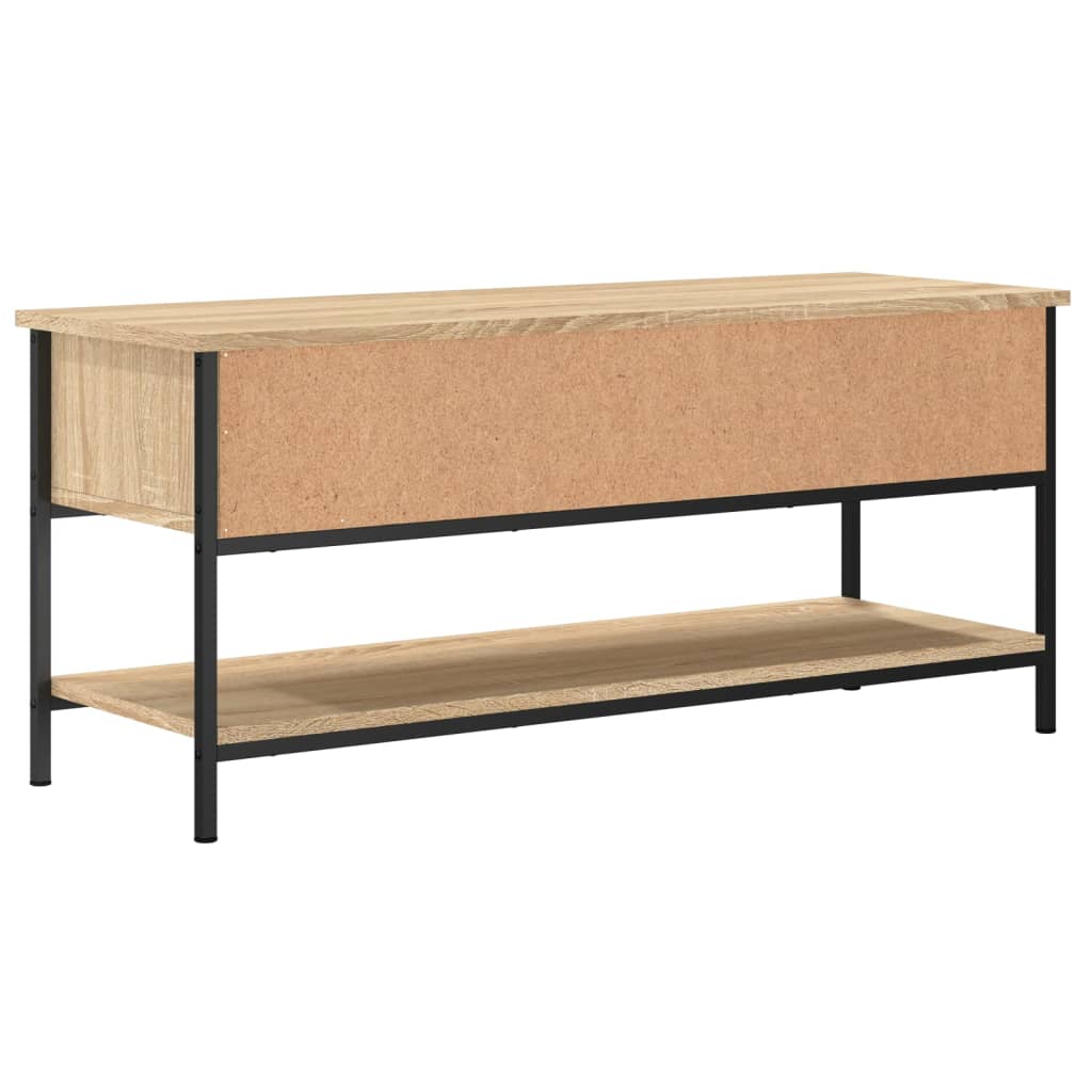vidaXL Comodă TV, stejar sonoma, 100x35x45 cm, lemn prelucrat vidaXL Comodă TV, stejar sonoma, 100x35x45 cm, lemn prelucrat