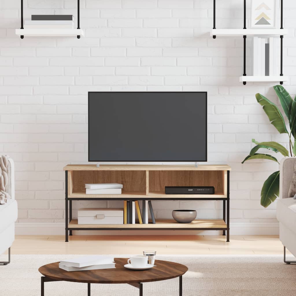 vidaXL Comodă TV, stejar sonoma, 100x35x45 cm, lemn prelucrat vidaXL Comodă TV, stejar sonoma, 100x35x45 cm, lemn prelucrat