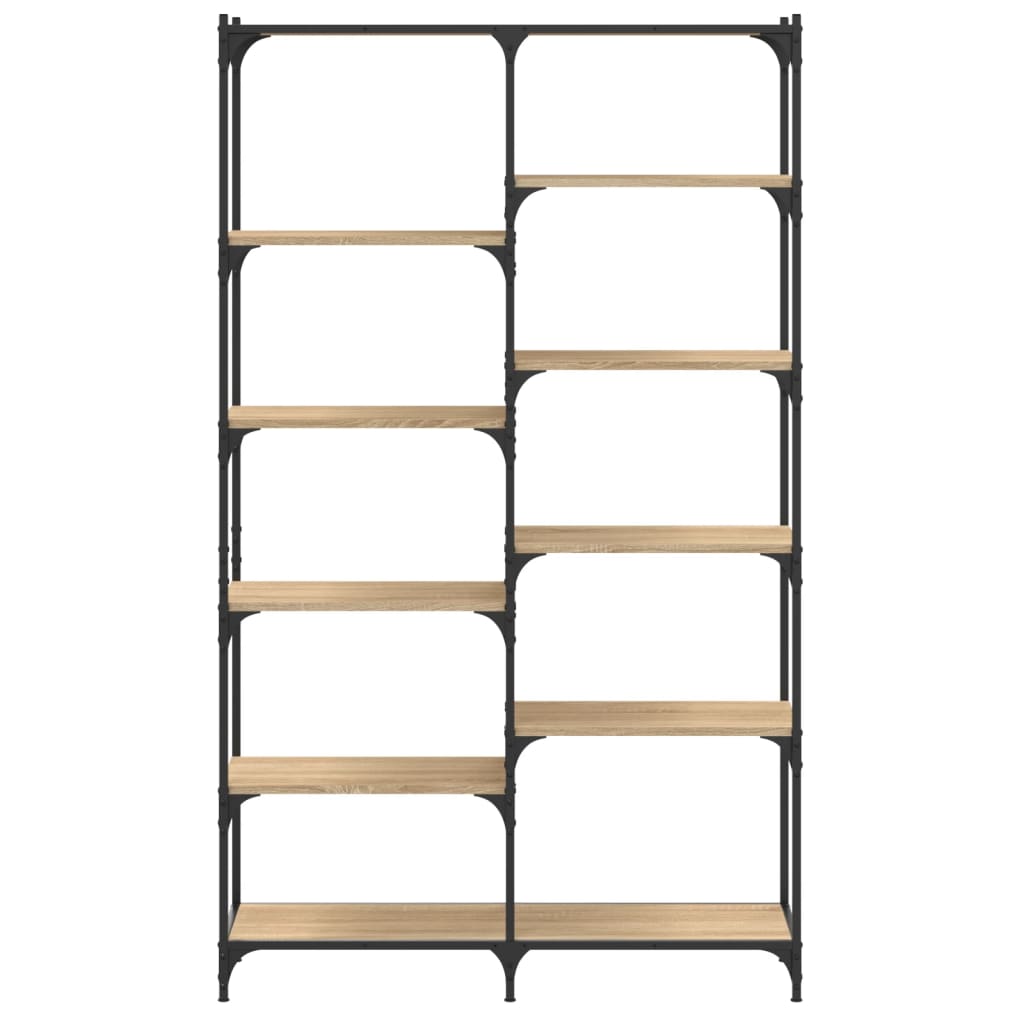 vidaXL Raft de cărți, stejar sonoma, 100x32x170 cm