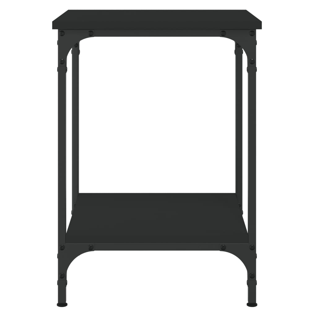 vidaXL Măsuță de cafea, negru, 40x40x55 cm, lemn prelucrat vidaXL Măsuță de cafea, negru, 40x40x55 cm, lemn prelucrat