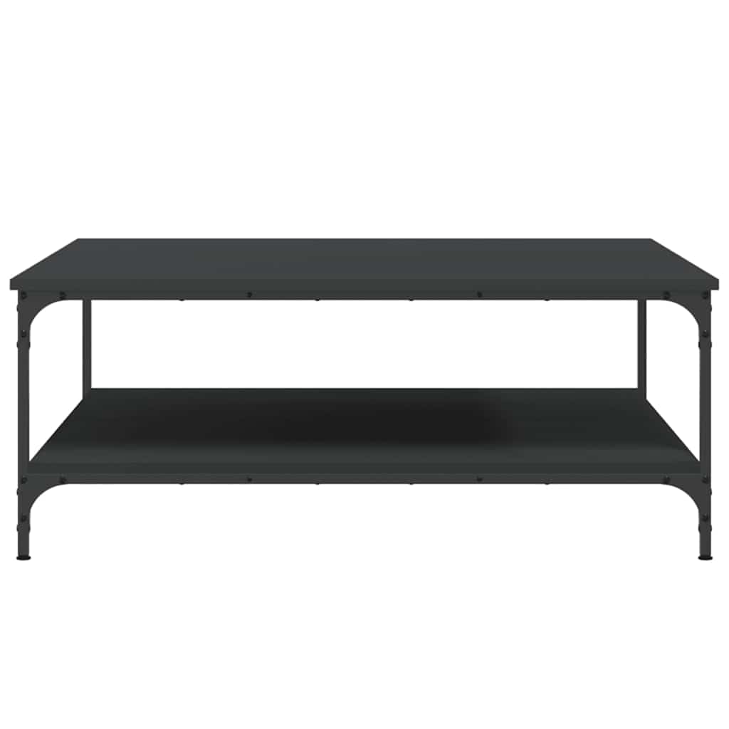 vidaXL Măsuță de cafea negru 100x100x40 cm lemn prelucrat