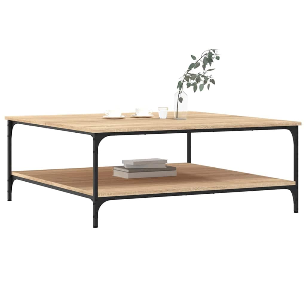 vidaXL Măsuță de cafea stejar sonoma 100x100x40 cm lemn prelucrat vidaXL Măsuță de cafea stejar sonoma 100x100x40 cm lemn prelucrat