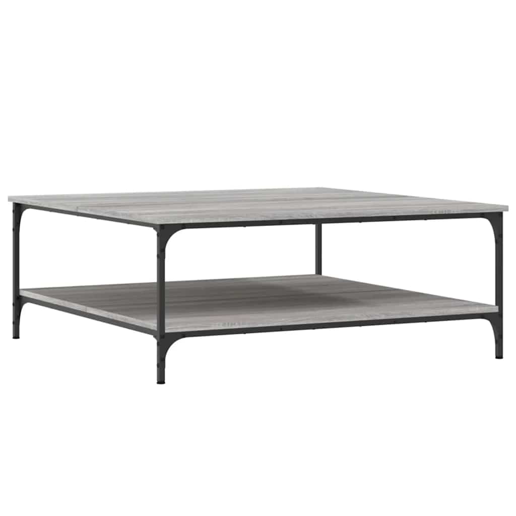 vidaXL Măsuță de cafea gri sonoma 100x100x40 cm lemn prelucrat