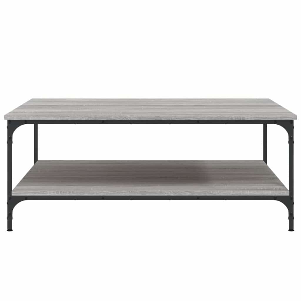 vidaXL Măsuță de cafea gri sonoma 100x100x40 cm lemn prelucrat
