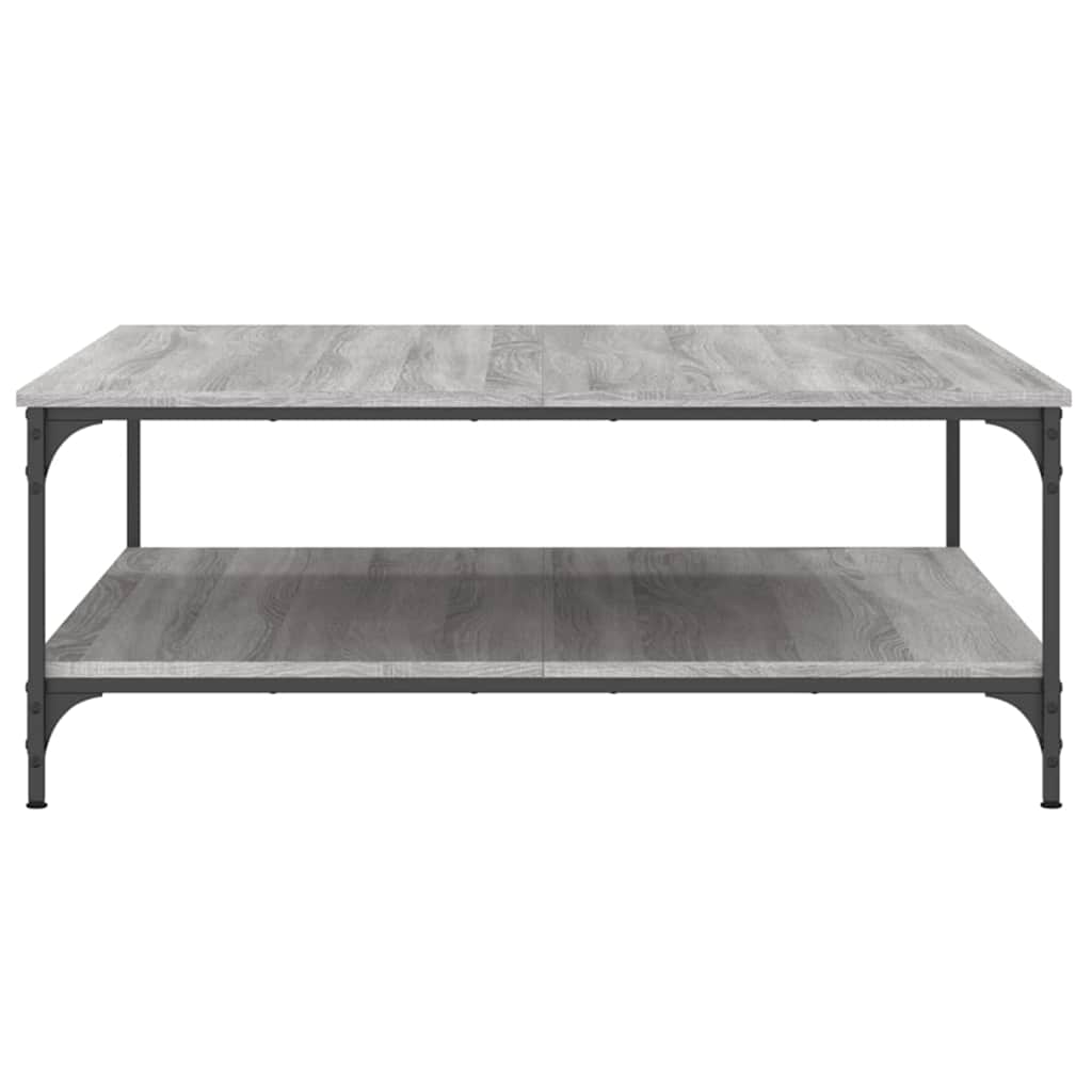 vidaXL Măsuță de cafea gri sonoma 100x100x40 cm lemn prelucrat