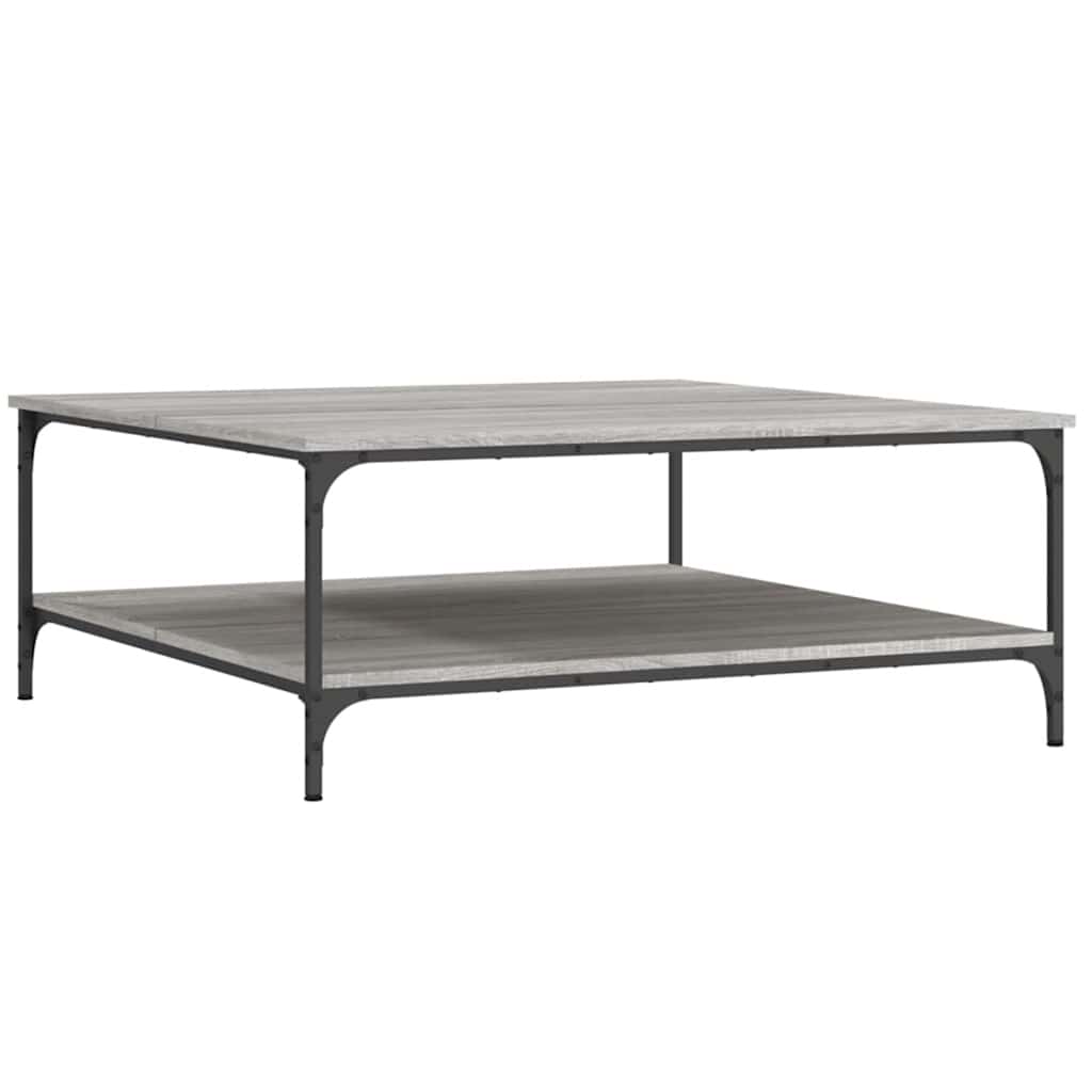 vidaXL Măsuță de cafea gri sonoma 100x100x40 cm lemn prelucrat