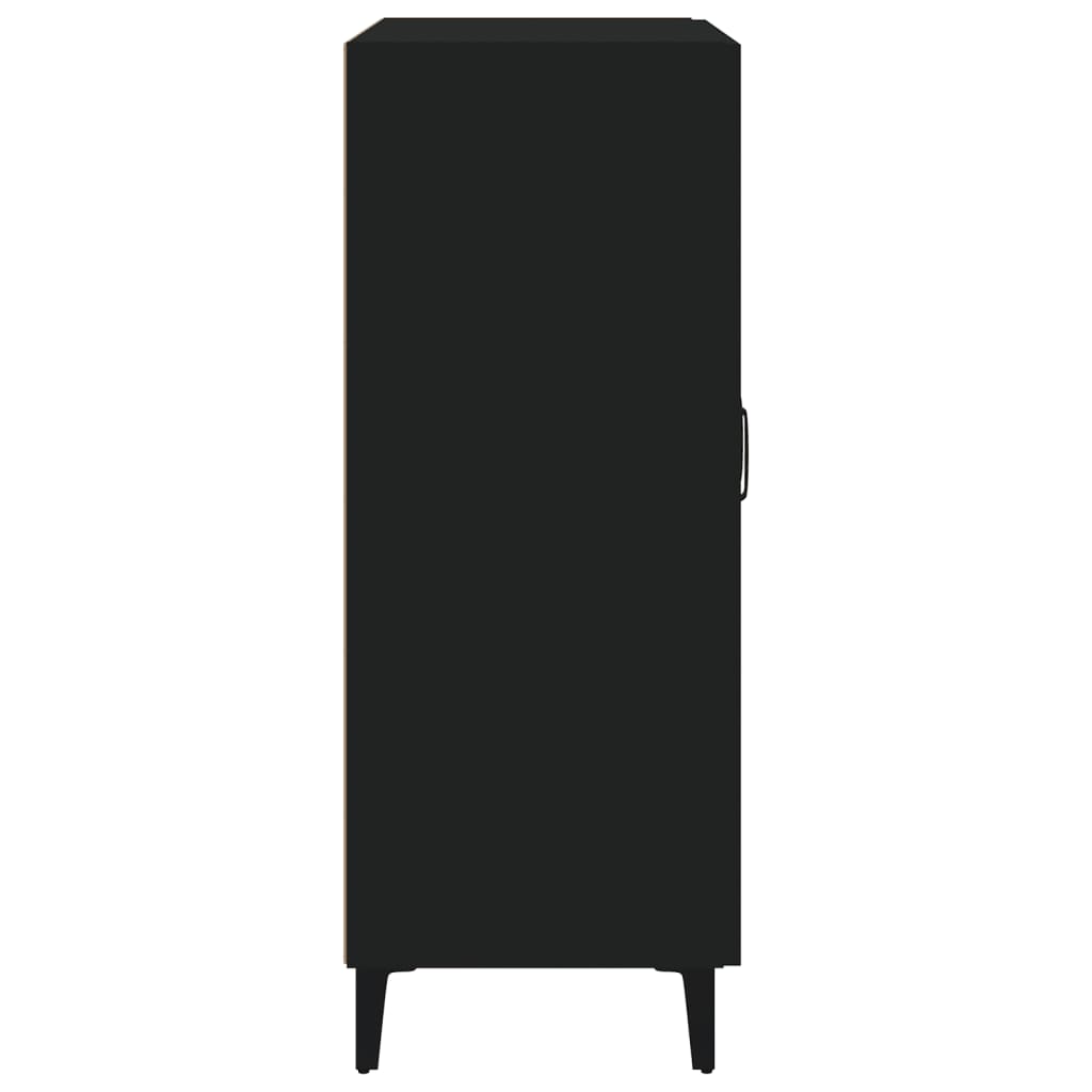 vidaXL Servantă, negru, 69,5x34x90 cm, lemn prelucrat vidaXL Servantă, negru, 69,5x34x90 cm, lemn prelucrat
