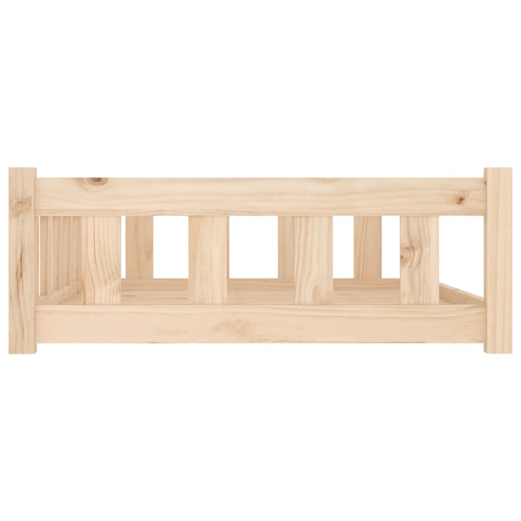 vidaXL Pat pentru câini, 105,5x75,5x28 cm, lemn masiv de pin