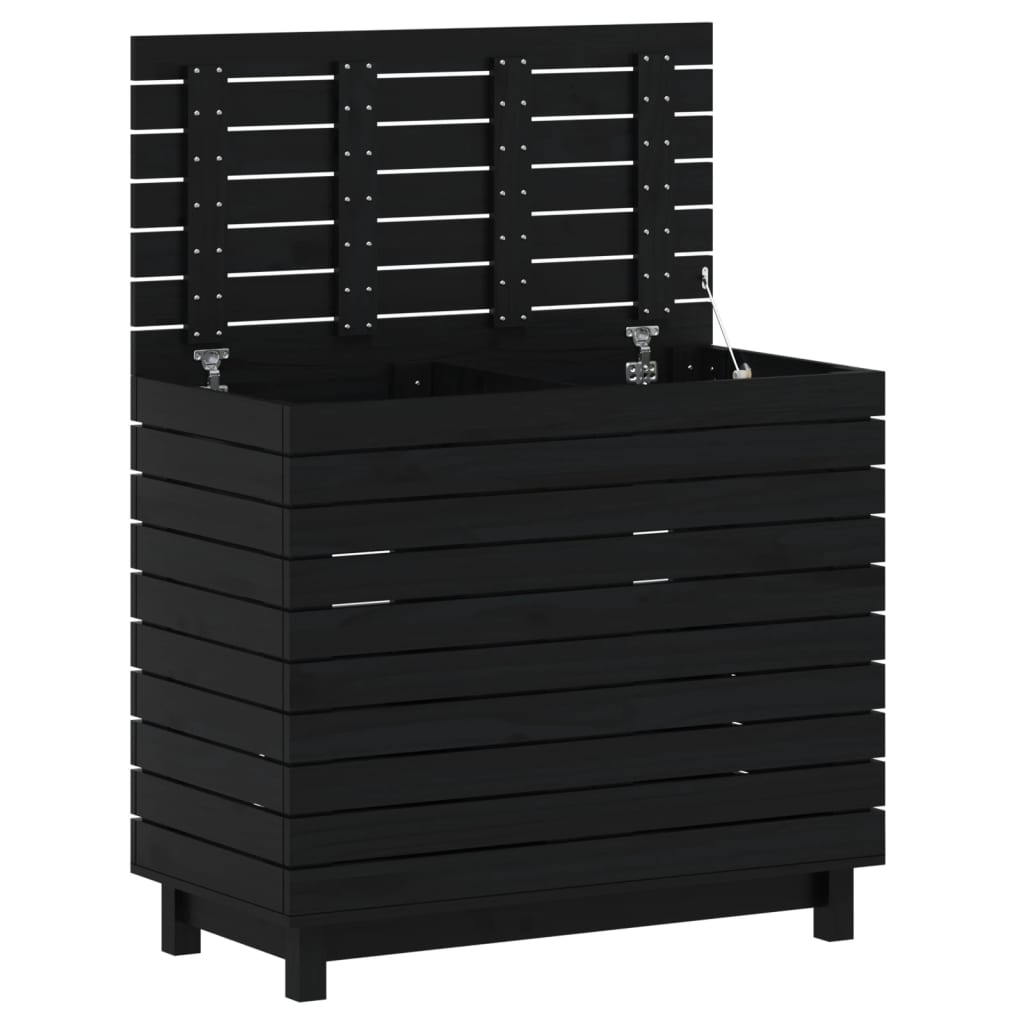 vidaXL Coș de rufe, 88,5x44x76 cm, lemn masiv de pin vidaXL Coș de rufe, 88,5x44x76 cm, lemn masiv de pin