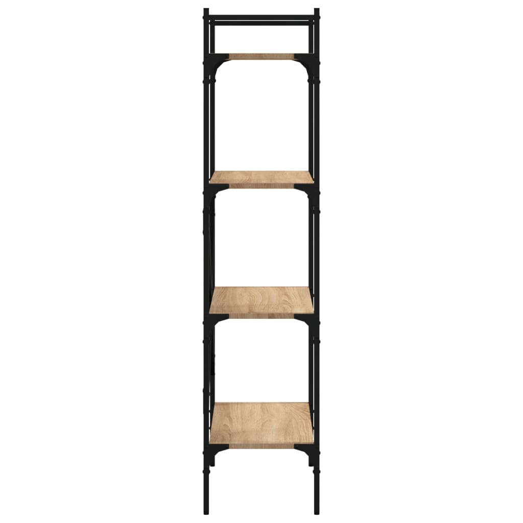 vidaXL Bibliotecă cu 4 niveluri, stejar sonoma, 56x31,5x138,5 cm, lemn vidaXL Bibliotecă cu 4 niveluri, stejar sonoma, 56x31,5x138,5 cm, lemn