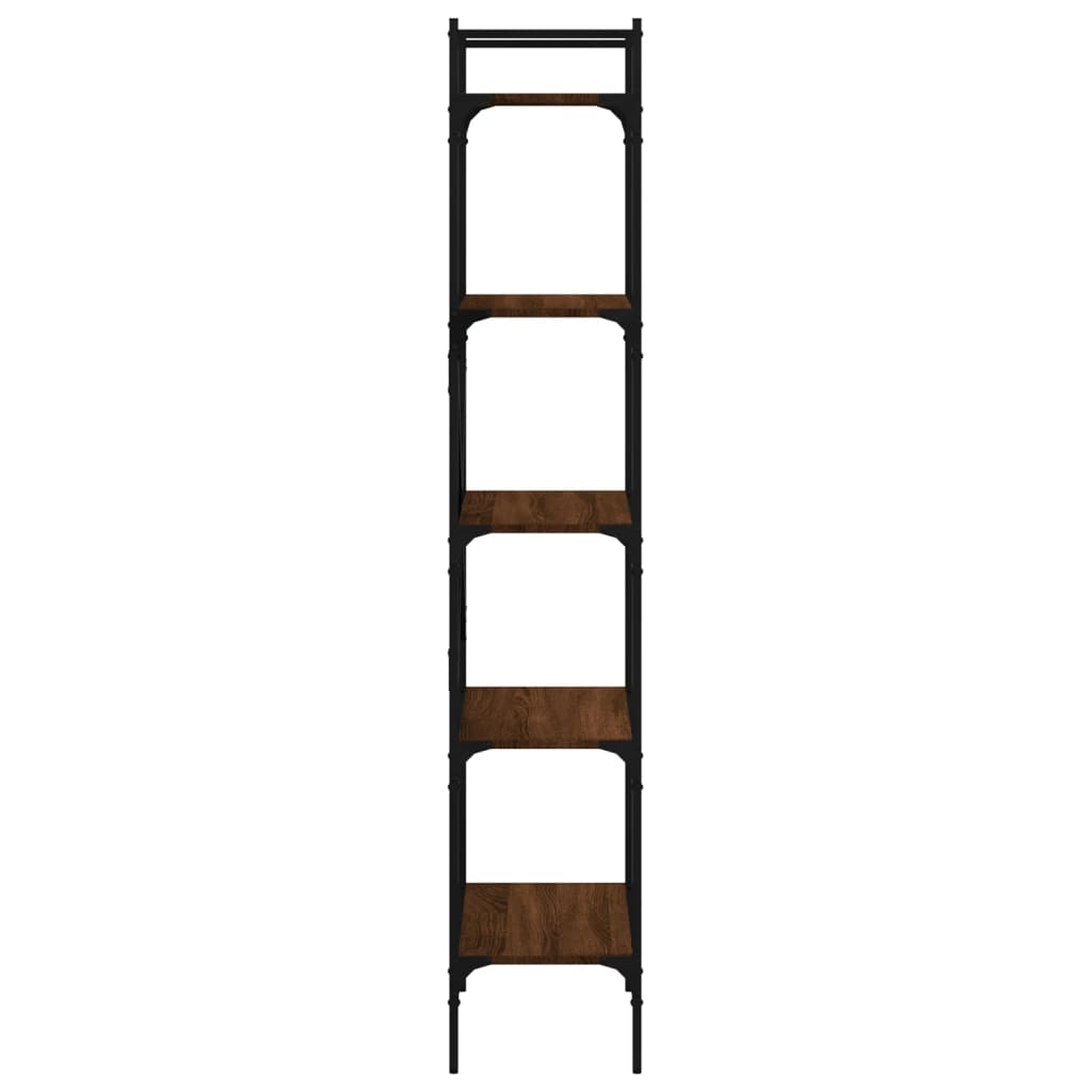 vidaXL Bibliotecă cu 5 niveluri, stejar maro, 56x31,5x174 cm, lemn vidaXL Bibliotecă cu 5 niveluri, stejar maro, 56x31,5x174 cm, lemn