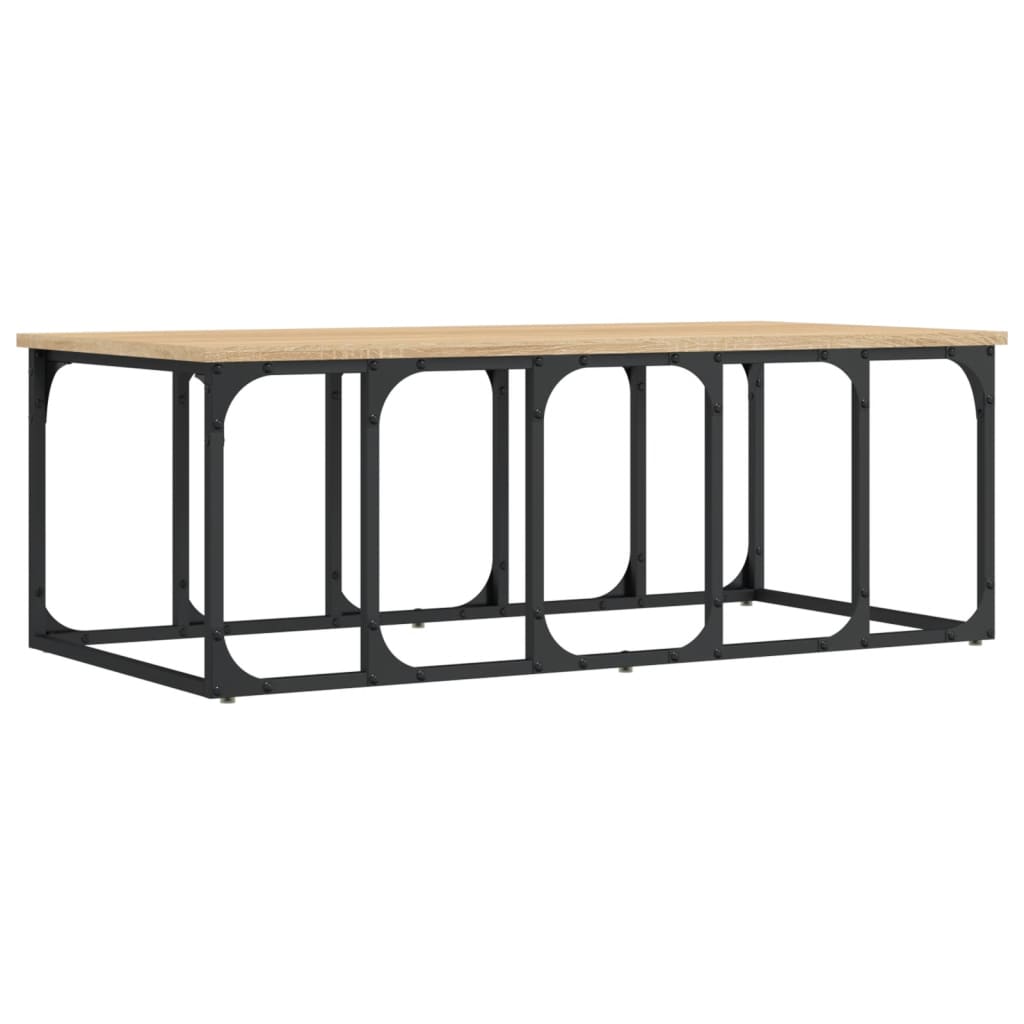 vidaXL Măsuță de cafea, stejar sonoma, 100x50x35,5 cm, lemn prelucrat vidaXL Măsuță de cafea, stejar sonoma, 100x50x35,5 cm, lemn prelucrat