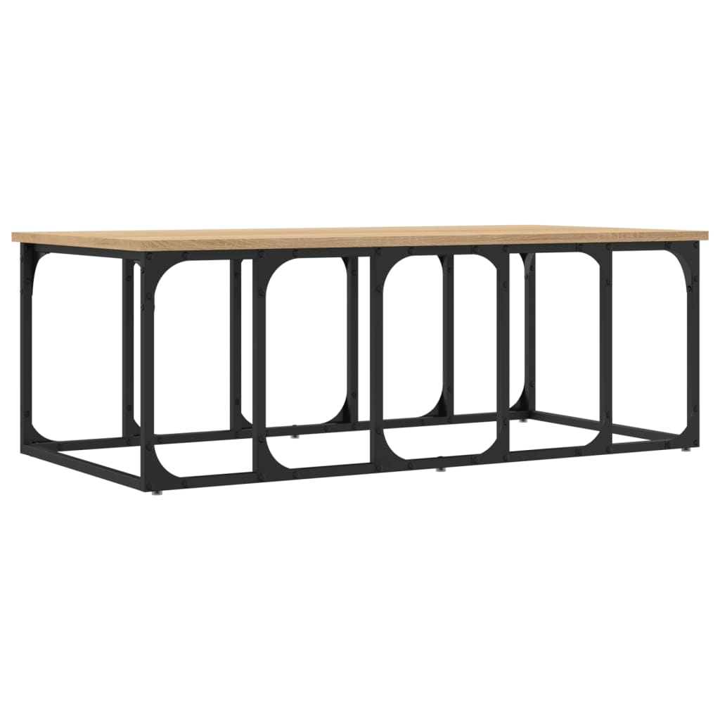 vidaXL Măsuță de cafea, stejar sonoma, 100x50x35,5 cm, lemn prelucrat vidaXL Măsuță de cafea, stejar sonoma, 100x50x35,5 cm, lemn prelucrat