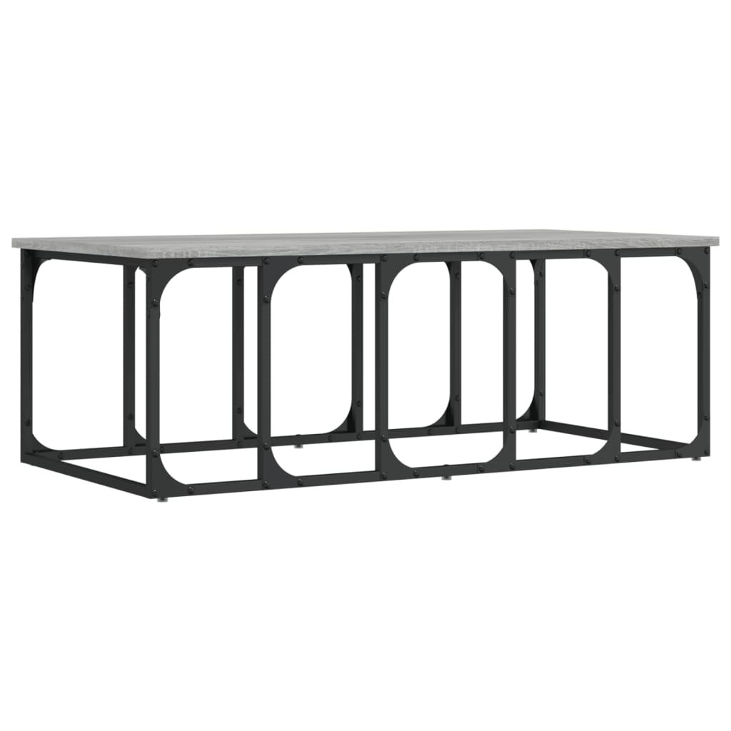 vidaXL Măsuță de cafea, gri sonoma, 100x50x35,5 cm, lemn prelucrat