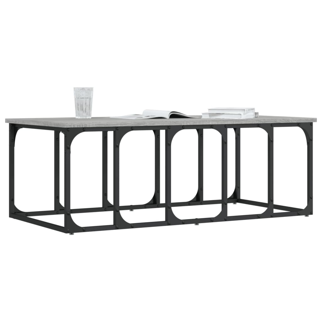 vidaXL Măsuță de cafea, gri sonoma, 100x50x35,5 cm, lemn prelucrat