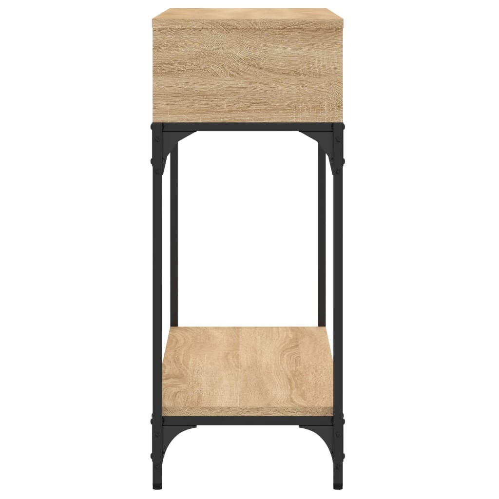 vidaXL Măsuță consolă, stejar sonoma, 100x30,5x75 cm, lemn prelucrat vidaXL Măsuță consolă, stejar sonoma, 100x30,5x75 cm, lemn prelucrat