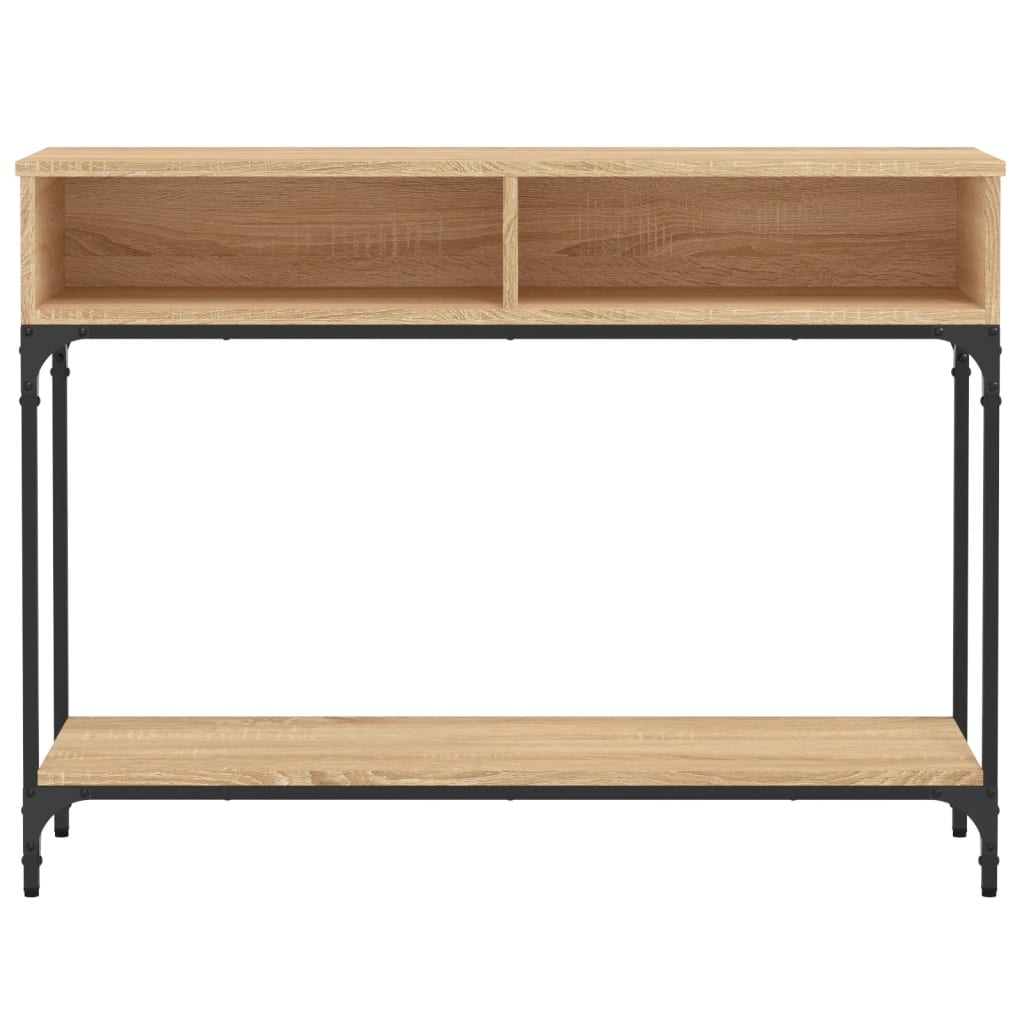 vidaXL Măsuță consolă, stejar sonoma, 100x30,5x75 cm, lemn prelucrat vidaXL Măsuță consolă, stejar sonoma, 100x30,5x75 cm, lemn prelucrat