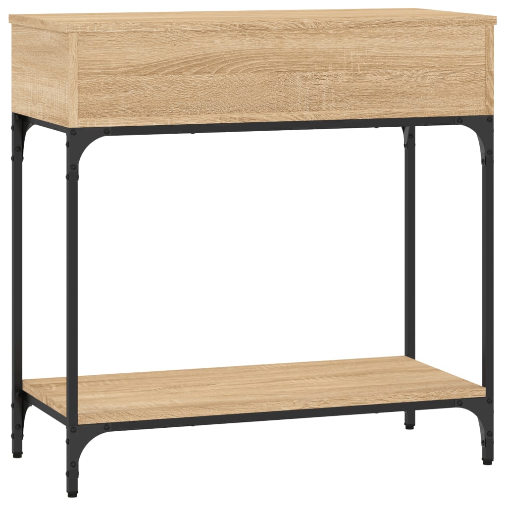 vidaXL Masă consolă, stejar sonoma, 75x34,5x75 cm, lemn prelucrat vidaXL Masă consolă, stejar sonoma, 75x34,5x75 cm, lemn prelucrat