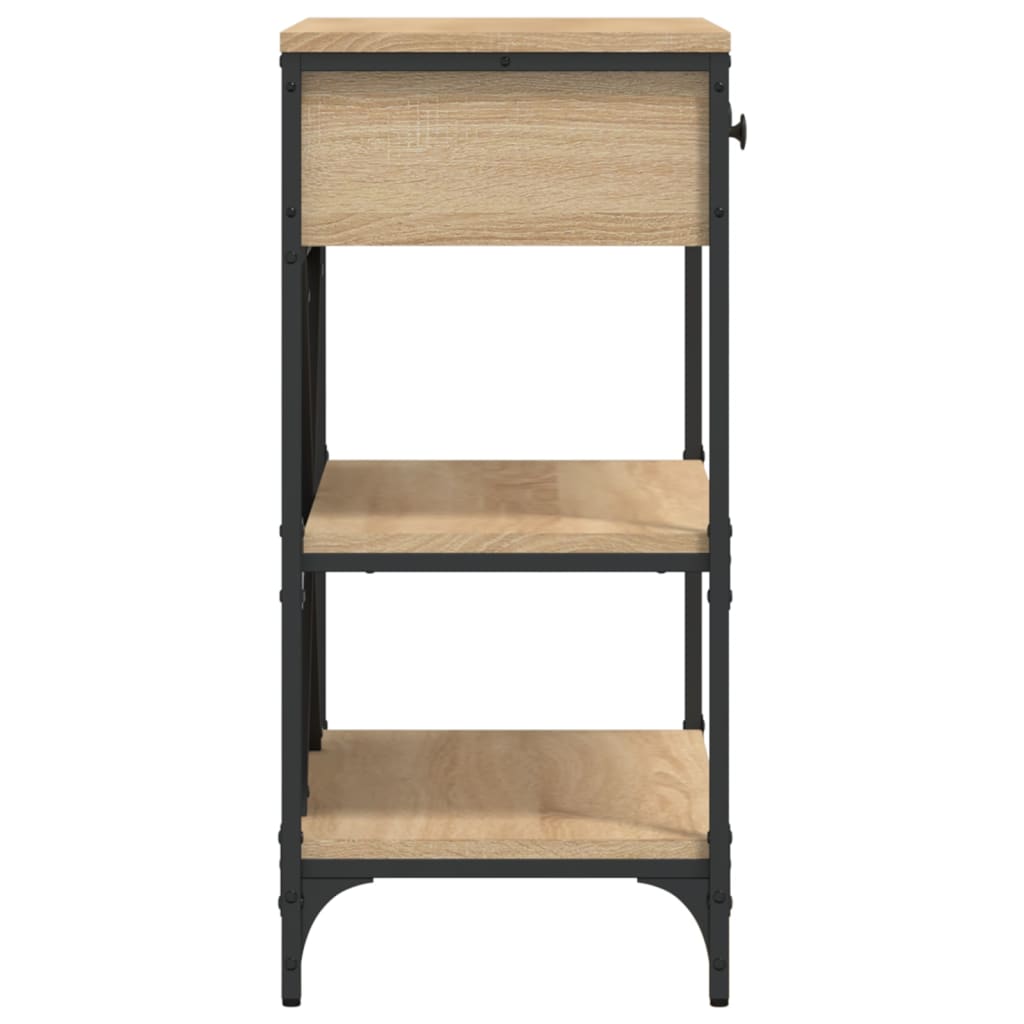 vidaXL Masă consolă, stejar sonoma, 75x34,5x75 cm, lemn prelucrat vidaXL Masă consolă, stejar sonoma, 75x34,5x75 cm, lemn prelucrat