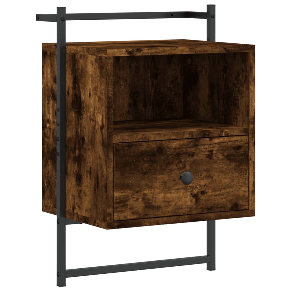 vidaXL Noptieră de perete, stejar sonoma, 40x30x61 cm, lemn prelucrat vidaXL Noptieră de perete, stejar sonoma, 40x30x61 cm, lemn prelucrat