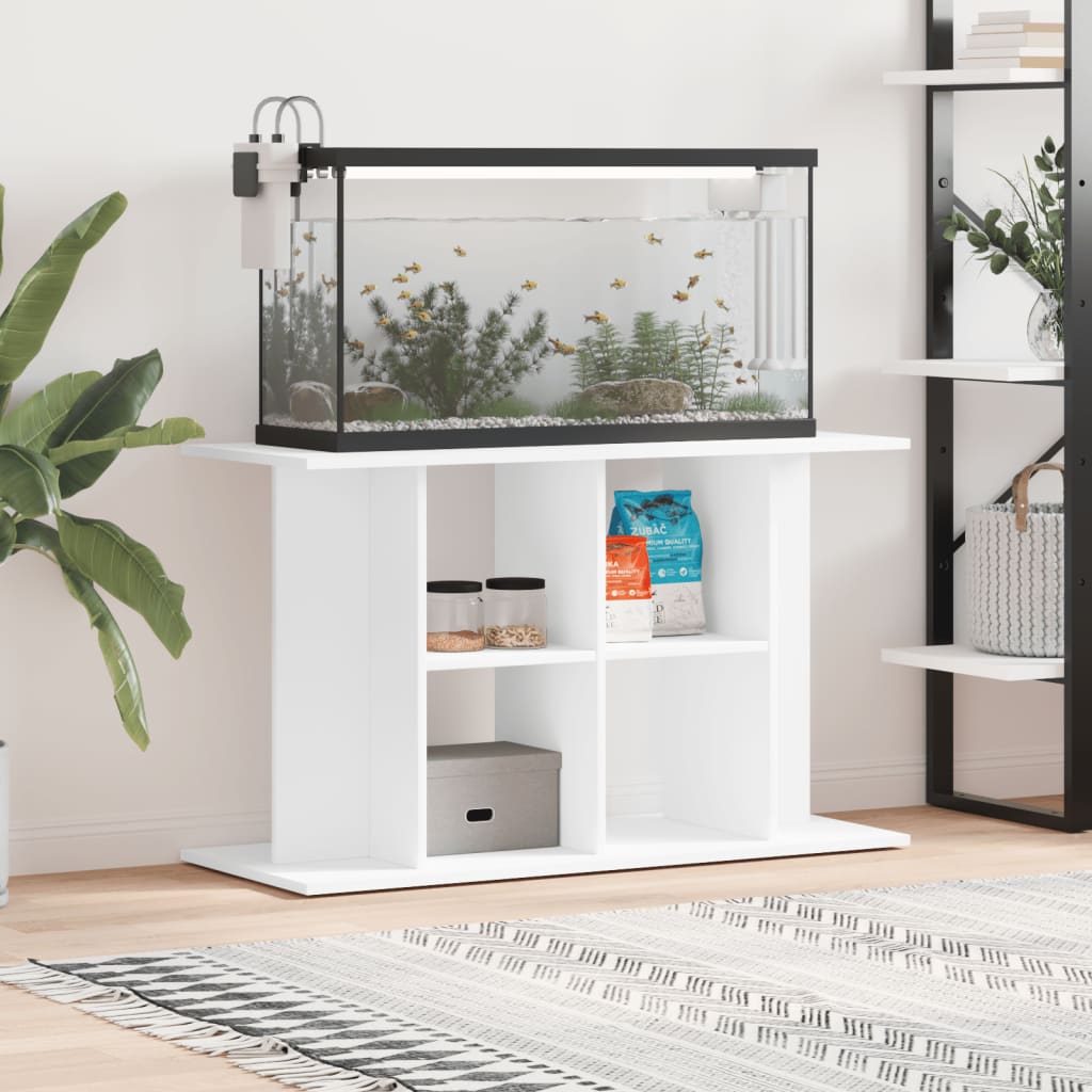 vidaXL Suport pentru acvariu, alb, 100x40x60 cm, lemn prelucrat vidaXL Suport pentru acvariu, alb, 100x40x60 cm, lemn prelucrat