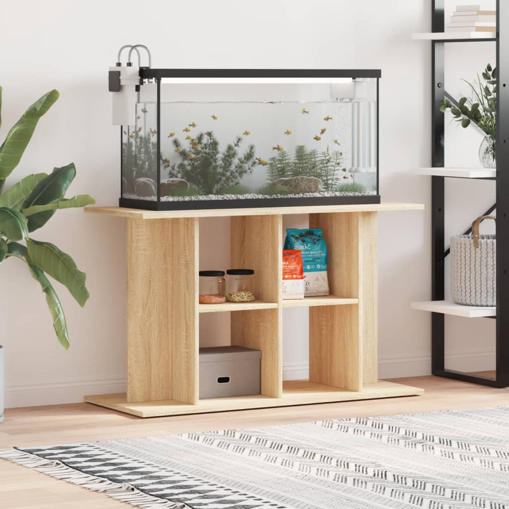 vidaXL Suport acvariu, stejar sonoma, 100x40x60 cm, lemn prelucrat vidaXL Suport acvariu, stejar sonoma, 100x40x60 cm, lemn prelucrat