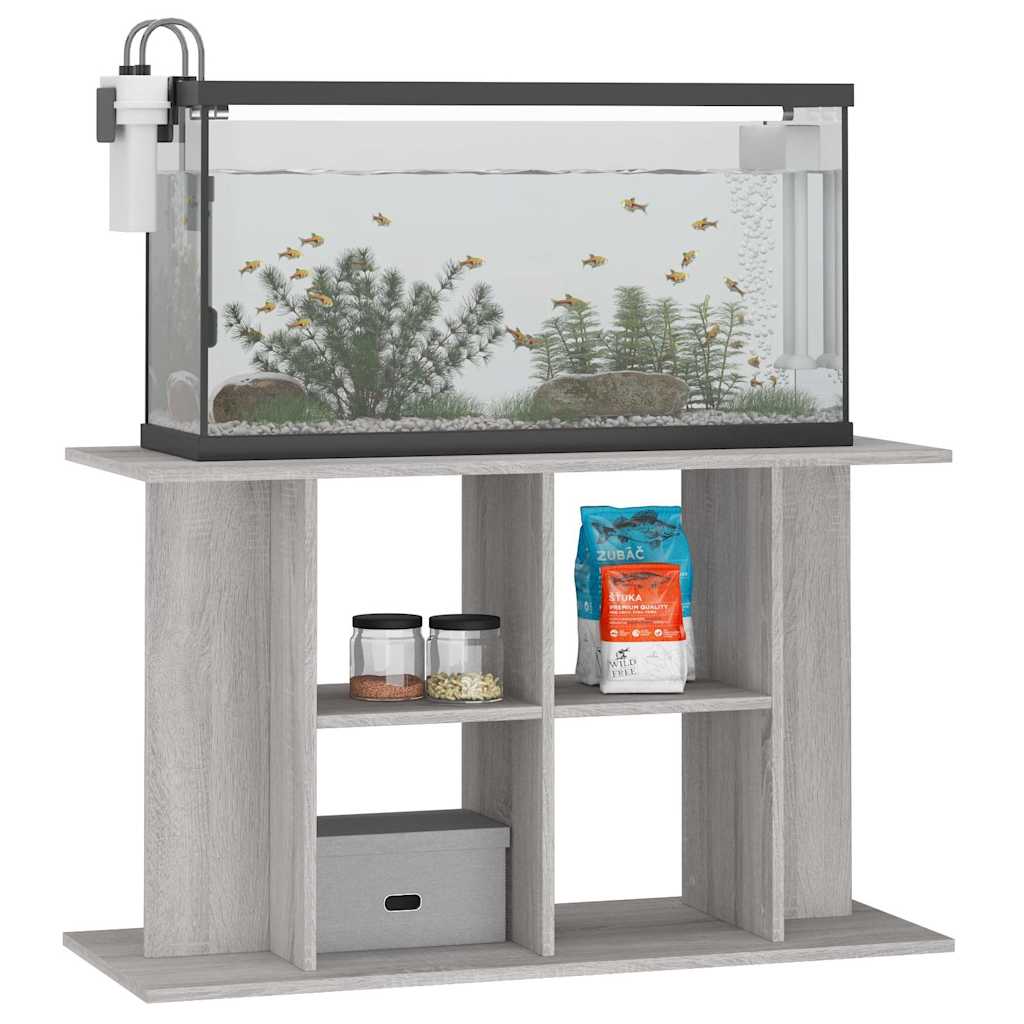 vidaXL Suport acvariu, gri sonoma, 100x40x60 cm, lemn prelucrat vidaXL Suport acvariu, gri sonoma, 100x40x60 cm, lemn prelucrat