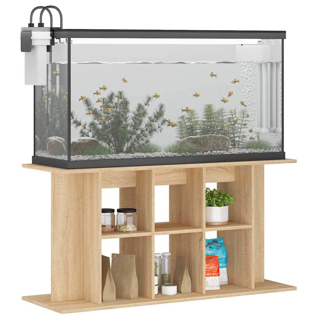 vidaXL Suport acvariu, stejar sonoma, 120x40x60 cm, lemn prelucrat vidaXL Suport acvariu, stejar sonoma, 120x40x60 cm, lemn prelucrat