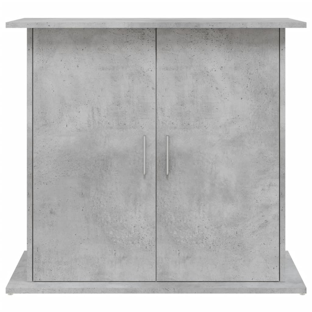 vidaXL Suport pentru acvariu, gri beton, 81x36x73 cm, lemn stratificat