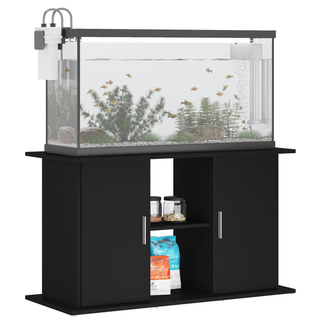 vidaXL Suport pentru acvariu, negru, 101x41x58 cm, lemn prelucrat vidaXL Suport pentru acvariu, negru, 101x41x58 cm, lemn prelucrat
