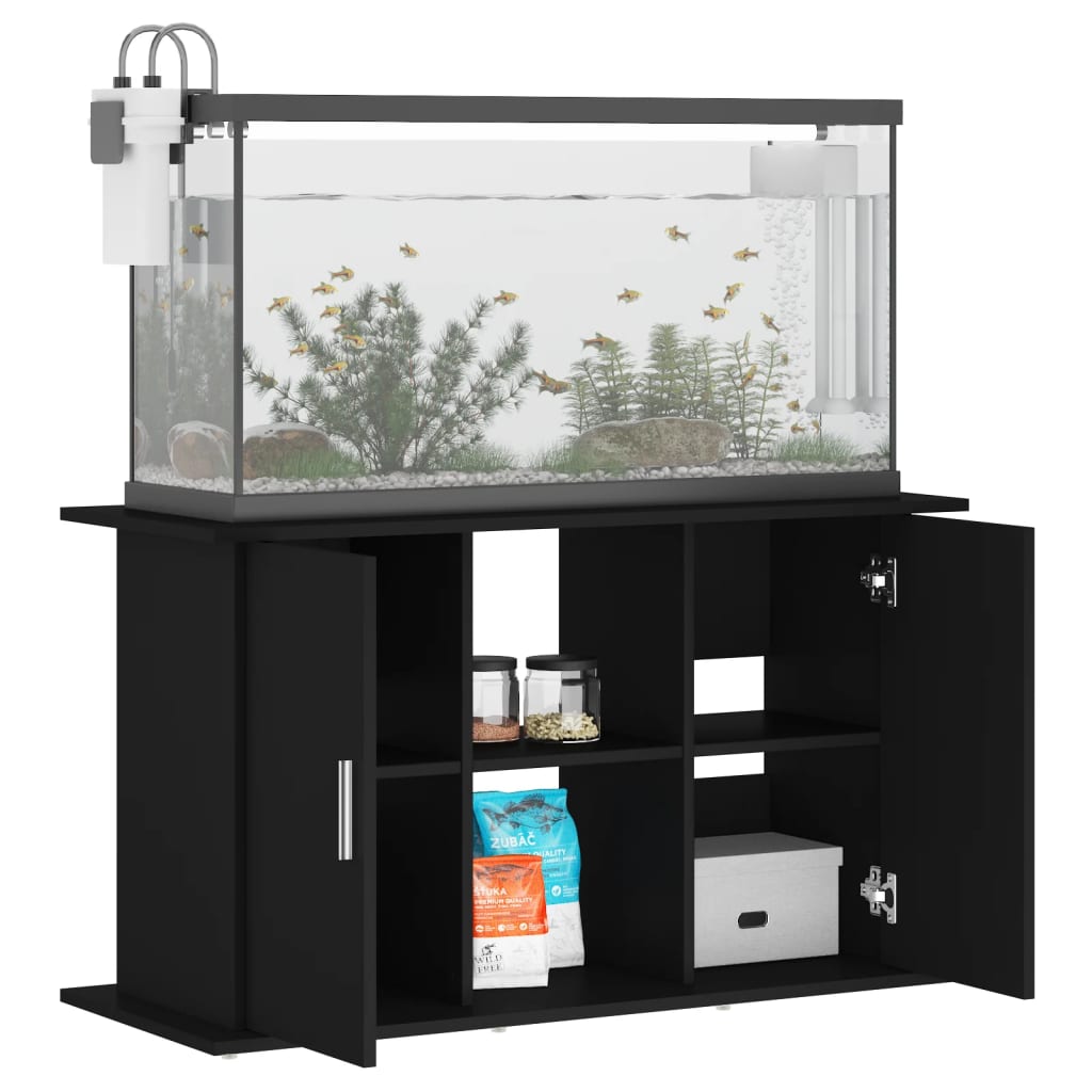 vidaXL Suport pentru acvariu, negru, 101x41x58 cm, lemn prelucrat vidaXL Suport pentru acvariu, negru, 101x41x58 cm, lemn prelucrat