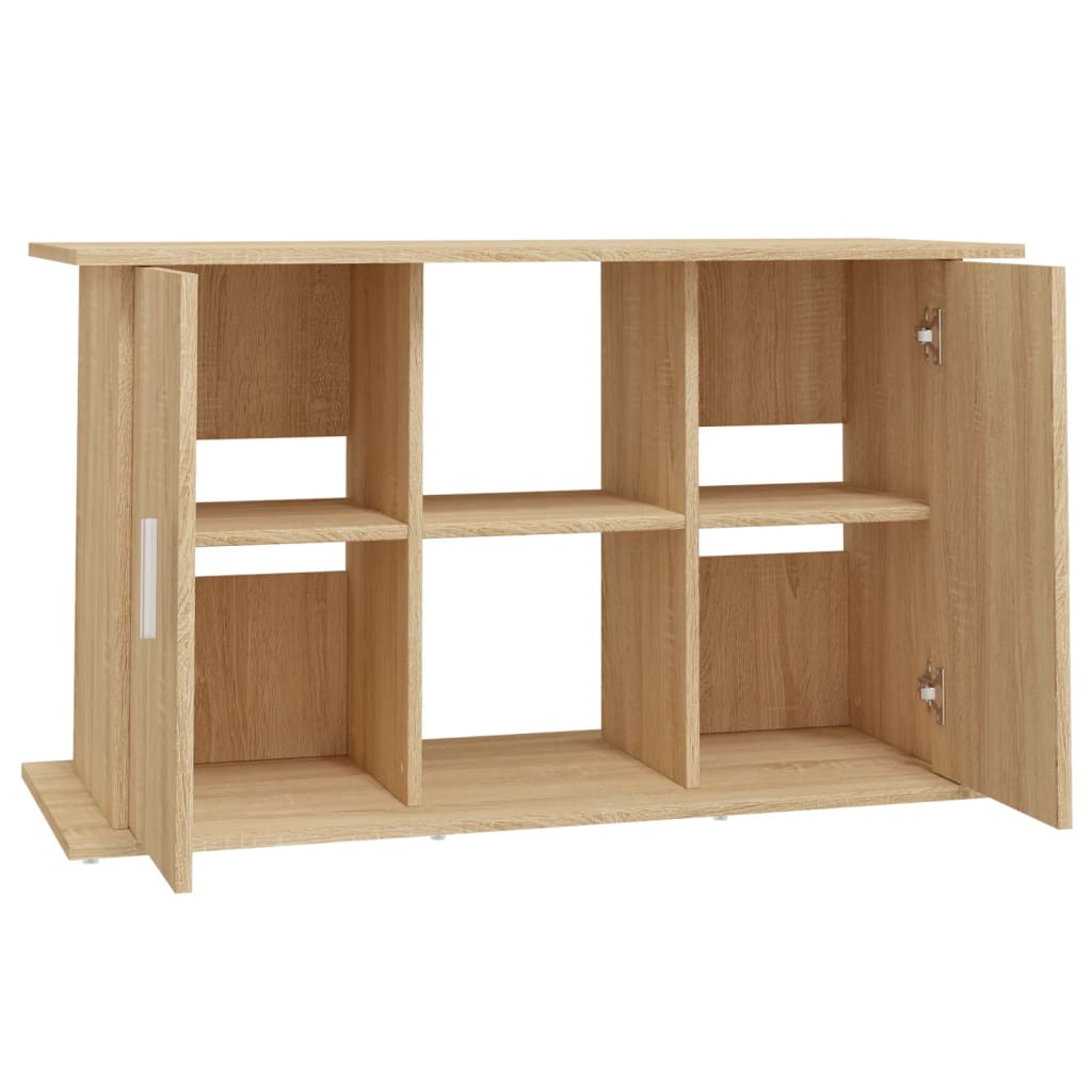 vidaXL Suport acvariu, stejar sonoma, 101x41x58 cm, lemn prelucrat vidaXL Suport acvariu, stejar sonoma, 101x41x58 cm, lemn prelucrat