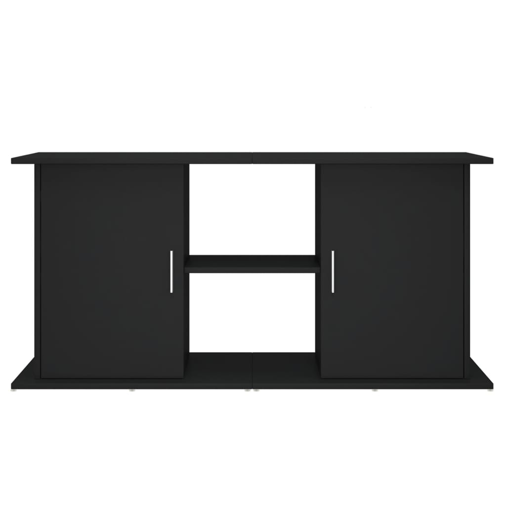 vidaXL Suport pentru acvariu, negru, 121x41x58 cm, lemn prelucrat