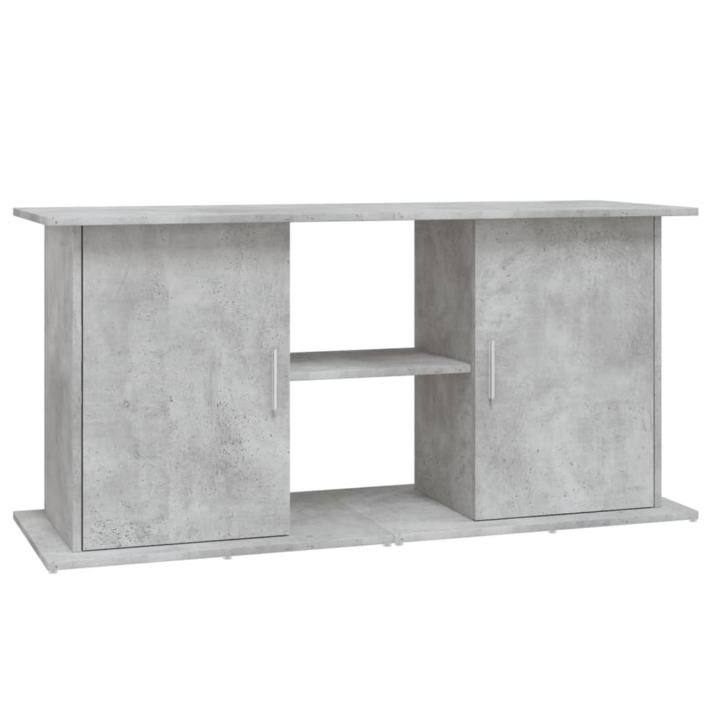 vidaXL Suport pentru acvariu, gri beton, 121x41x58 cm, lemn stratificat