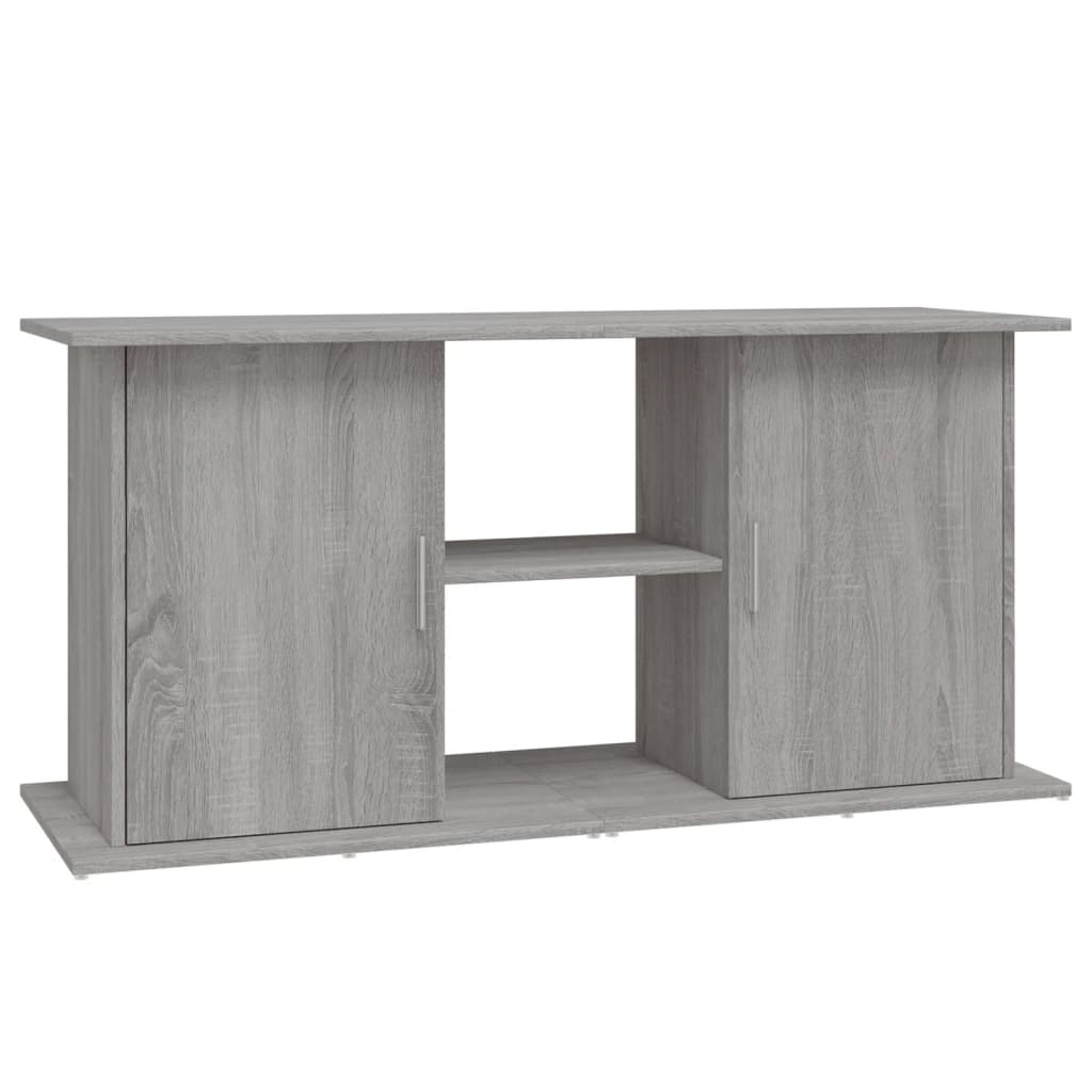 vidaXL Suport acvariu, gri sonoma, 121x41x58 cm, lemn prelucrat vidaXL Suport acvariu, gri sonoma, 121x41x58 cm, lemn prelucrat