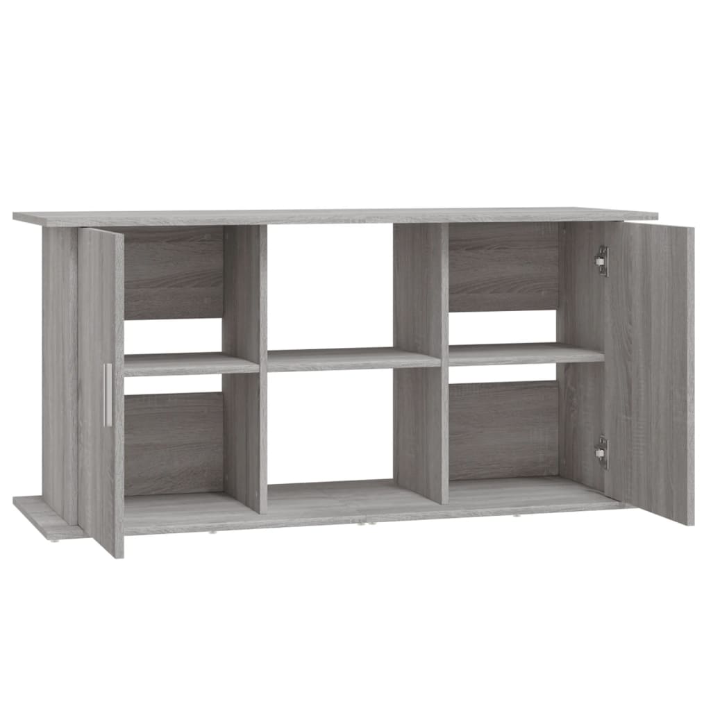 vidaXL Suport acvariu, gri sonoma, 121x41x58 cm, lemn prelucrat vidaXL Suport acvariu, gri sonoma, 121x41x58 cm, lemn prelucrat