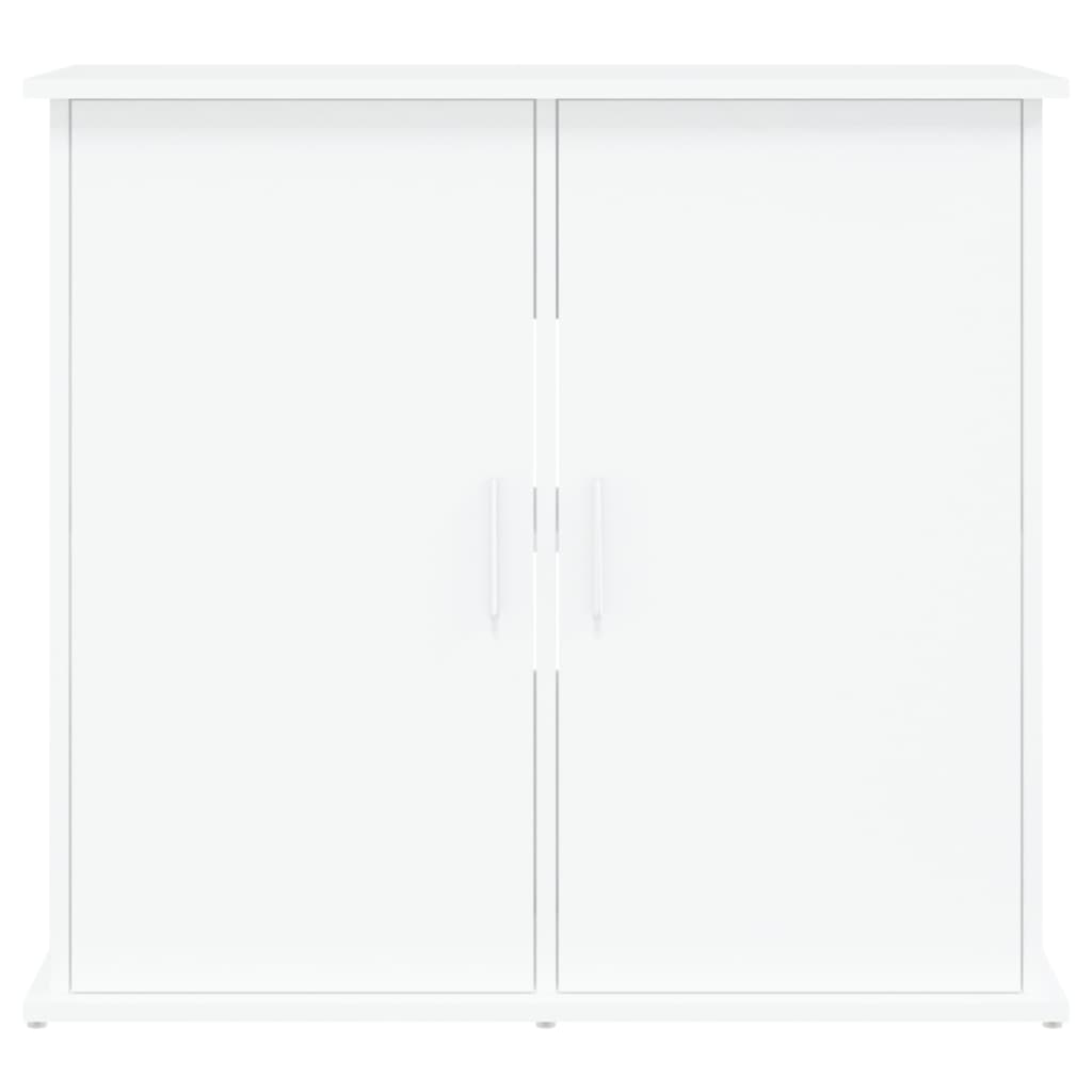 vidaXL Suport pentru acvariu, alb, 81x36x73 cm, lemn prelucrat