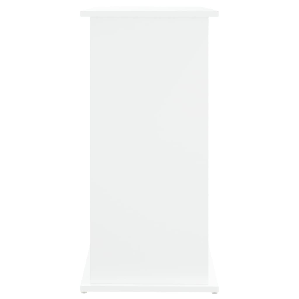 vidaXL Suport pentru acvariu, alb, 81x36x73 cm, lemn prelucrat