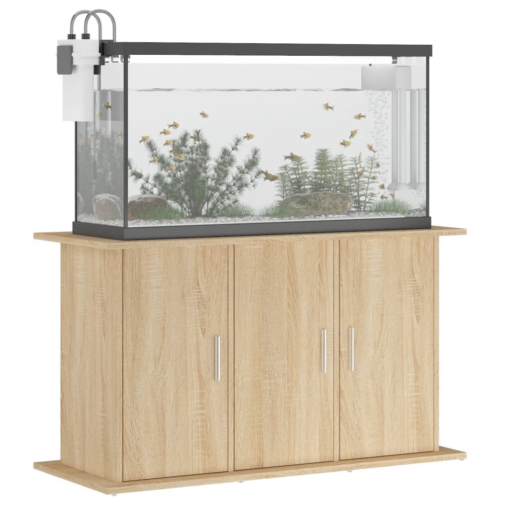 vidaXL Suport acvariu, stejar sonoma, 101x41x58 cm, lemn prelucrat vidaXL Suport acvariu, stejar sonoma, 101x41x58 cm, lemn prelucrat